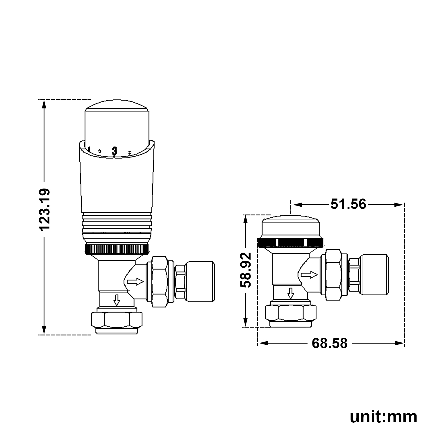 ELEGANT 1800 x 608 mm Vertical Designer Radiator Anthracite Flat Double Panel Column Tall